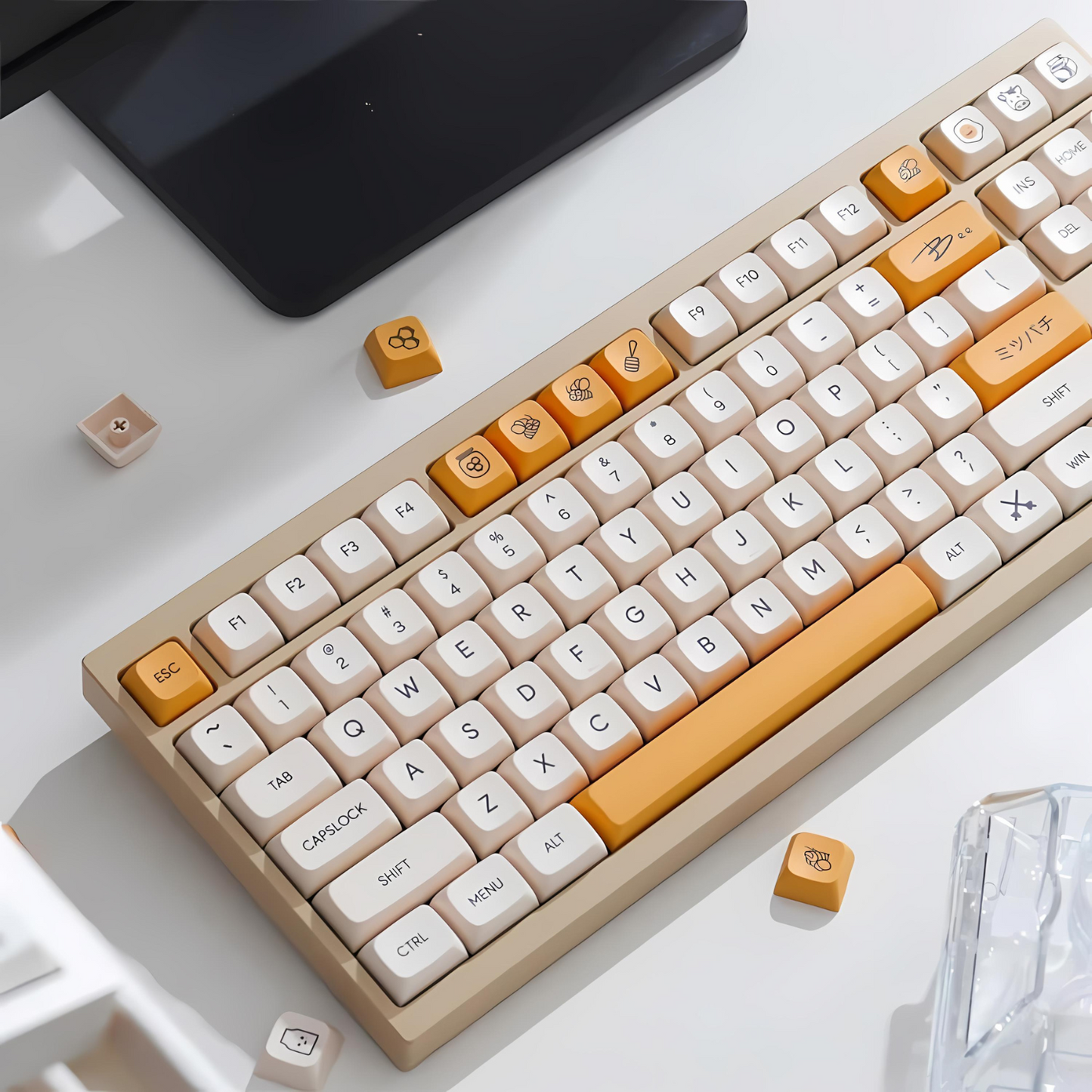 Keycapy Honey Milk Dye-Sub PBT