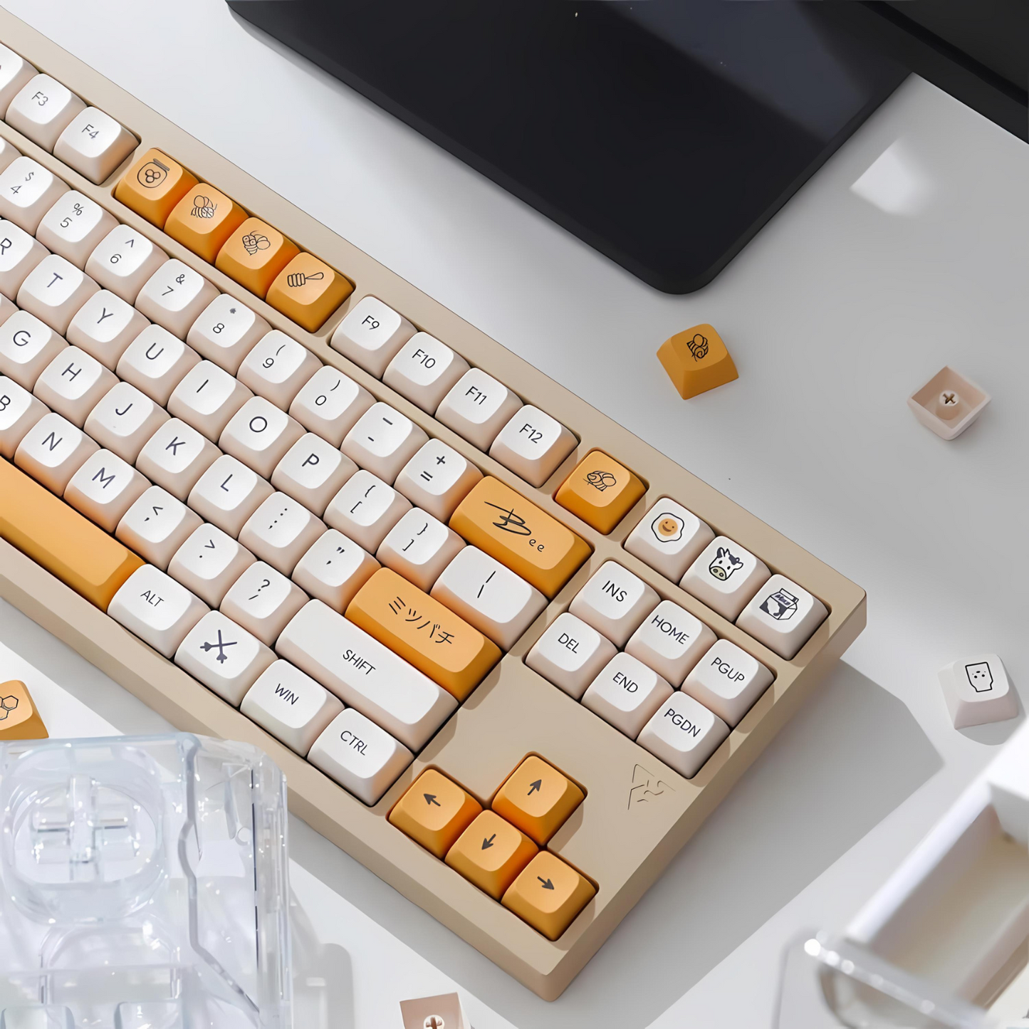 Keycapy Honey Milk Dye-Sub PBT